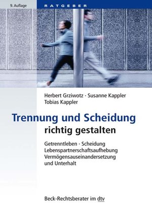 cover image of Trennung und Scheidung richtig gestalten